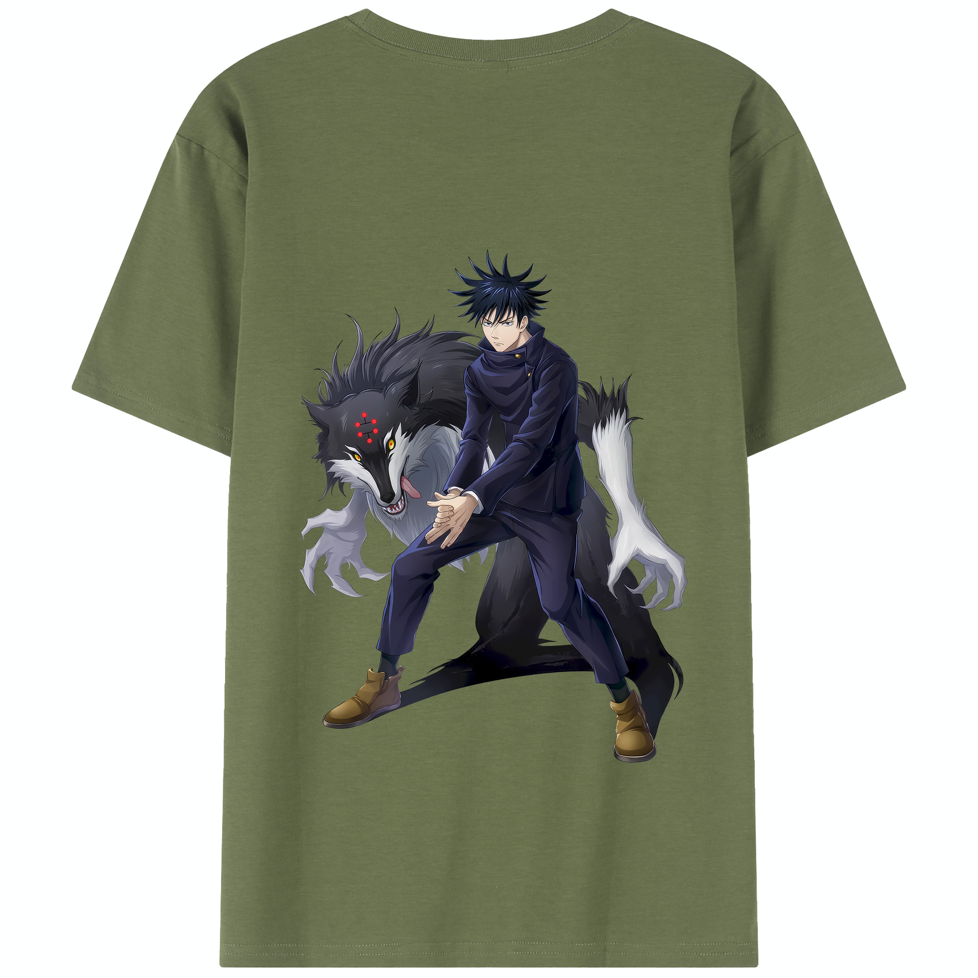 （画像用） 呪術廻戦 Jujutsu Kaisen 綿100％半袖Tシャツ（背面プリント）